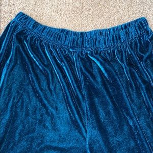 Velvet Wide Leg velvet pants